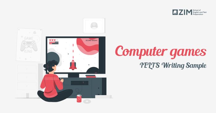 ielts writing sample task 2 chu de computer games kem tu vung