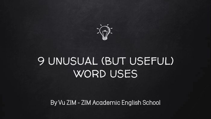 sử dụng một cách linh hoạt 9 từ thông thường giúp ghi điểm 7 trong ielts speaking