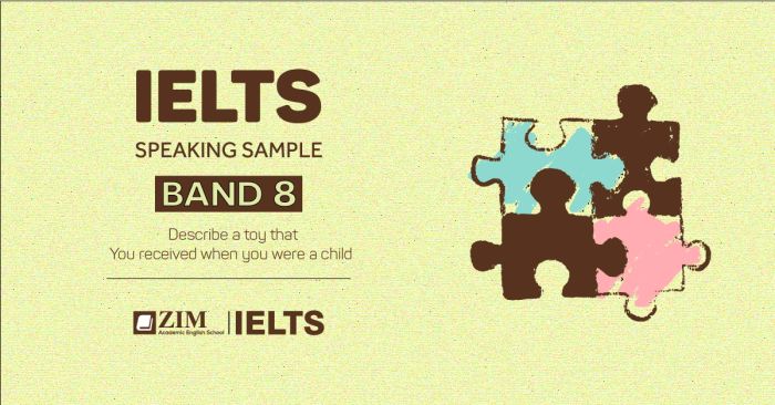 ielts speaking sample talk about a toy you got as a child