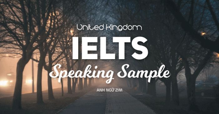 ielts speaking band 8 sample in the uk january 2017