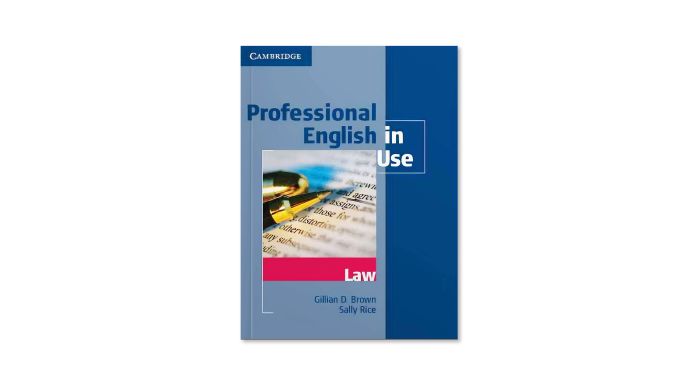 introducing the specialized book series professional english in use law