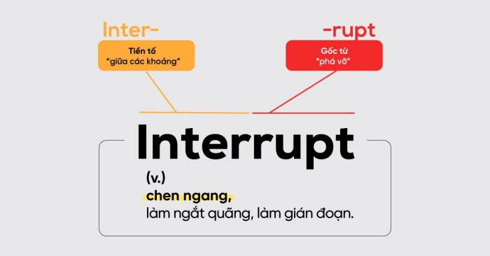 studying vocabulary through the Etymology root Rupt