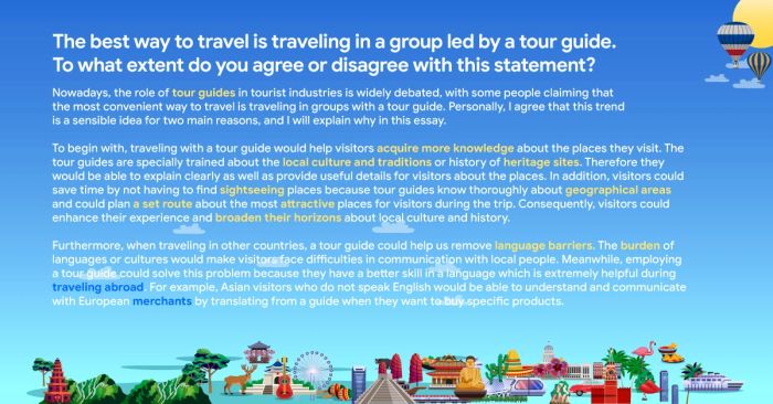 concept for ielts writing task 2 subject tourism and travel analyzing ideas vocabulary and sample essays by theme