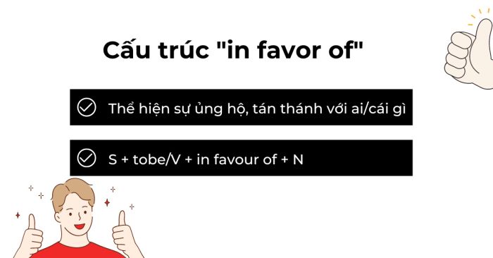 in favour of la gi cach dung chi tiet trong tieng anh