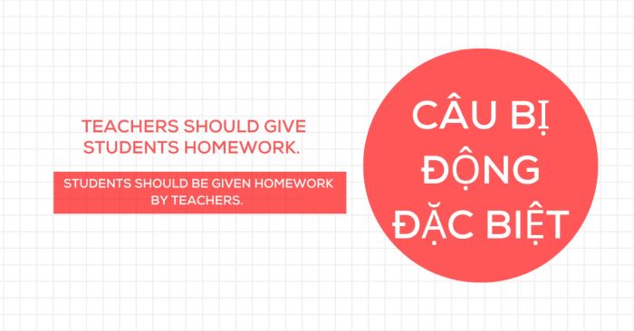 10 cấu trúc câu bị động đặc biệt (Special passive voice)