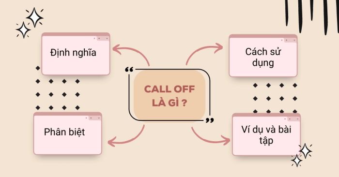 call off là gì? cách sử dụng call off trong tiếng Anh chi tiết nhất