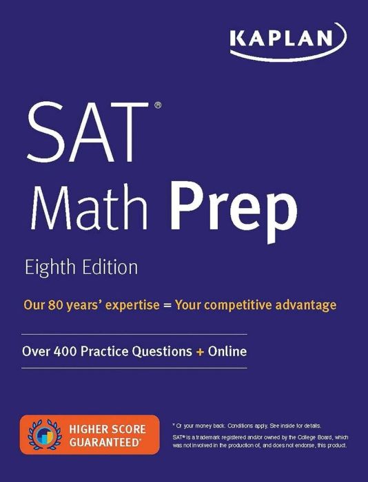 Kaplan’s SAT Math Prep 8th edition - Sách luyện thi SAT Toán, ấn bản thứ 8 của Kaplan