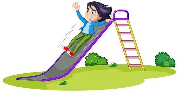 Chơi đùa trên cầu trượt
