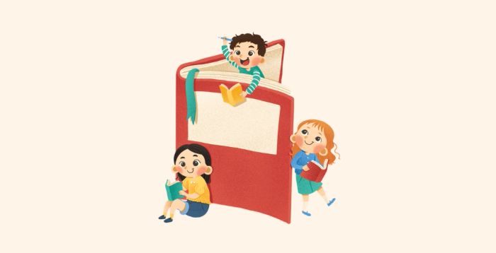 Trẻ em đọc sách để khám phá tri thức