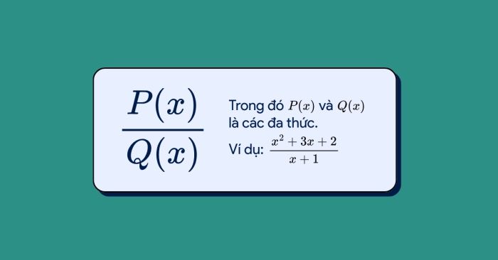 cách thực hiện bài toán operations with rational expressions trong SAT® Math