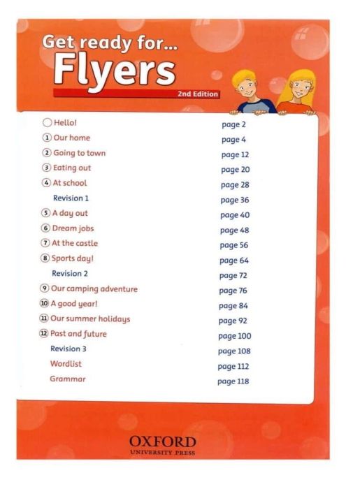 Chi tiết nội dung sách Get ready for Flyers