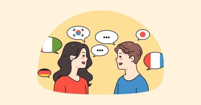 what languages can you speak cach tra loi tu vung va bai mau