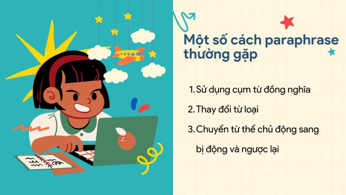 Các cách paraphrase phổ biến
