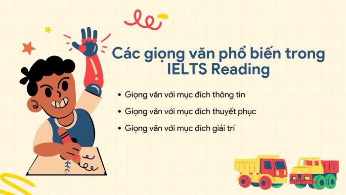 Những giọng văn thường gặp trong bài IELTS Reading