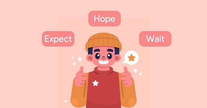 phan biet expect hope va wait dinh nghia cach dung va vi du