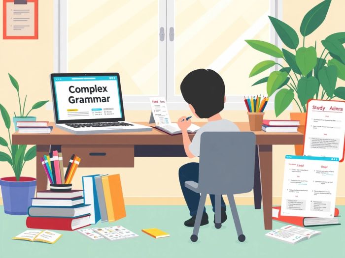 vận dụng cấu trúc ngữ pháp phức tạp