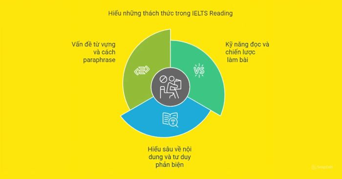 Khó khăn và giải pháp chiến lược cho phần thi đọc hiểu IELTS