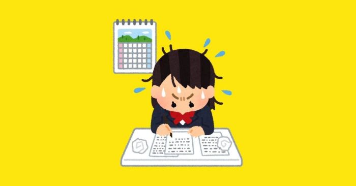 Áp lực từ kỳ thi và chương trình học
