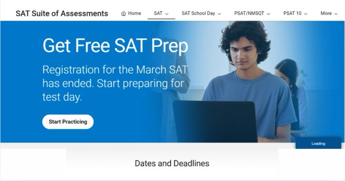 College Board - Trang web chính thức hỗ trợ ôn luyện cho kỳ thi SAT
