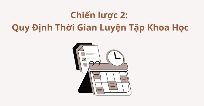 Phương Pháp Sắp Xếp Thời Gian Luyện Tập Khoa Học