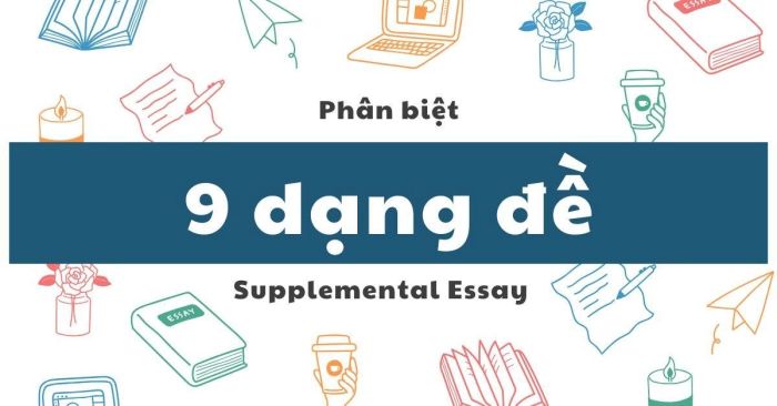 Phân loại 9 dạng bài Supplemental Essays phổ biến