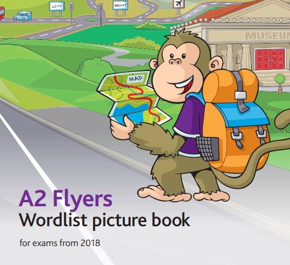 Cuốn sách minh họa từ vựng A2 Flyers Wordlist