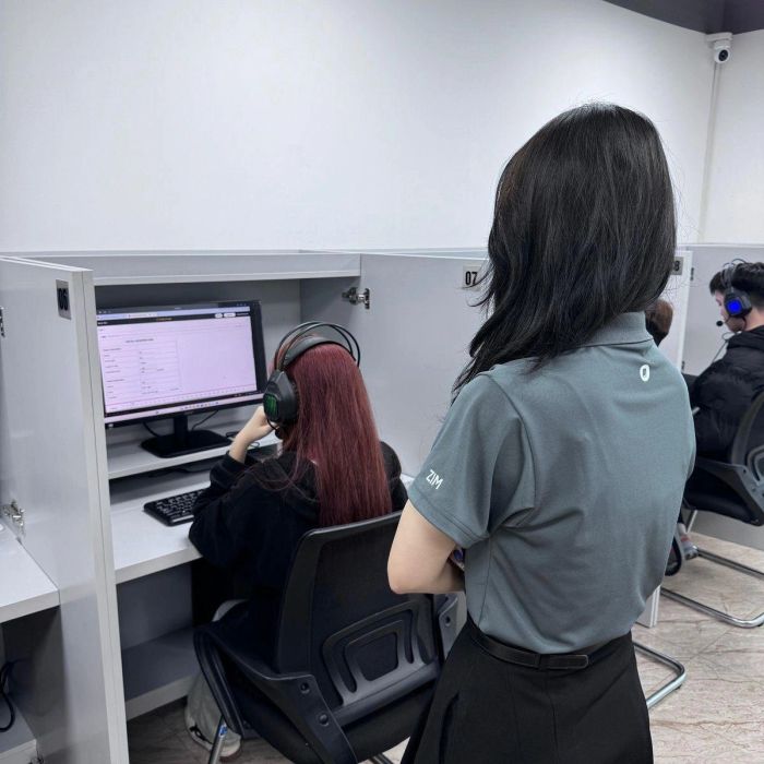 Làm bài kiểm tra thử IELTS theo hình thức thi máy tính