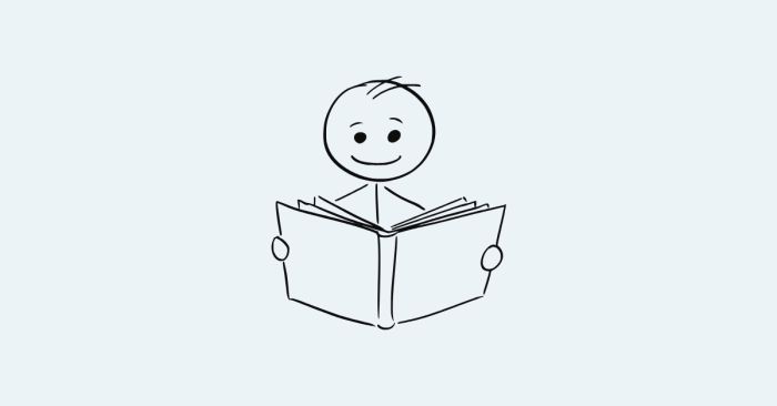 Hình ảnh cậu bé say mê đọc sách giản dị