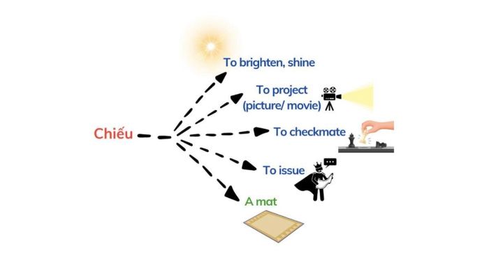 Các cách hiểu khác nhau về từ Chiếu