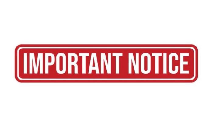 Notice