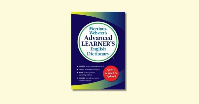 Từ điển Anh ngữ dành cho người học nâng cao Merriam-Webster