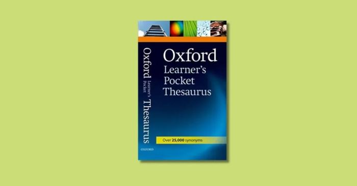 Oxford Learner's Pocket Thesaurus