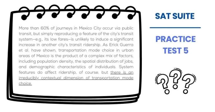 Question 5 - SAT Practice Test 5