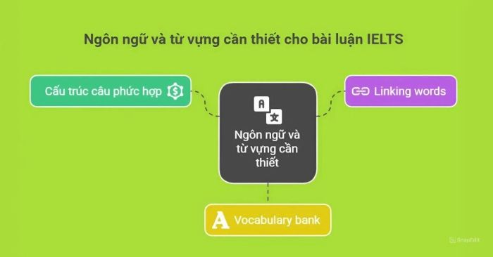 Ngôn ngữ và từ vựng cần thiết Discursive essay