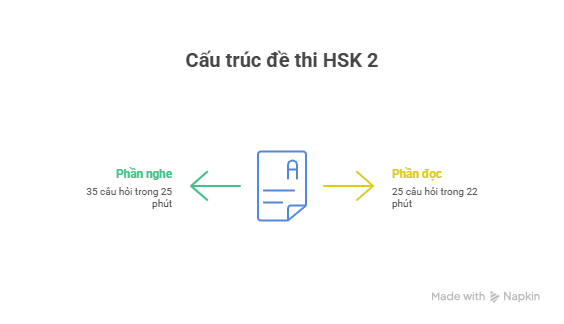 Cấu trúc đề thi HSK 2