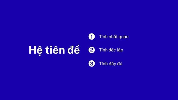 Hệ thống Tiên đề trong hình học