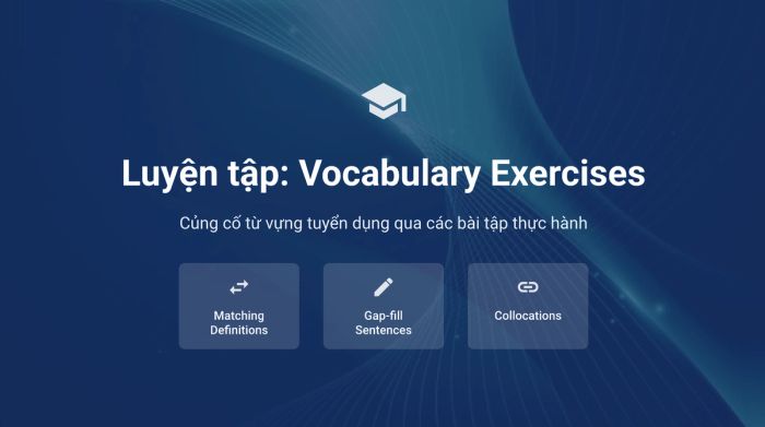 Bài tập từ vựng