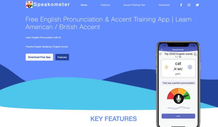 Ứng dụng Speakometer: Cải thiện phát âm hiệu quả
