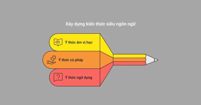 Các yếu tố cấu thành kiến thức siêu ngôn ngữ