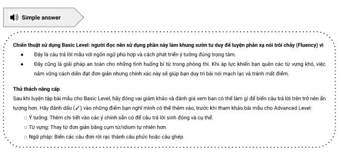 IELTS Speaking Part 1 Chủ đề Nhớ Lại Các Điều Quan Trọng - Câu Trả Lời Đơn Giản
