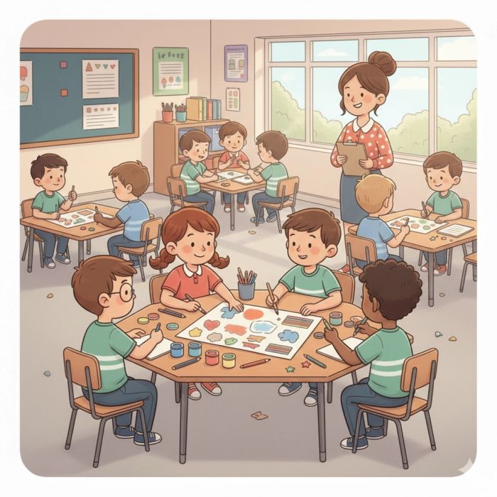 Hình ảnh minh họa hoạt động group work