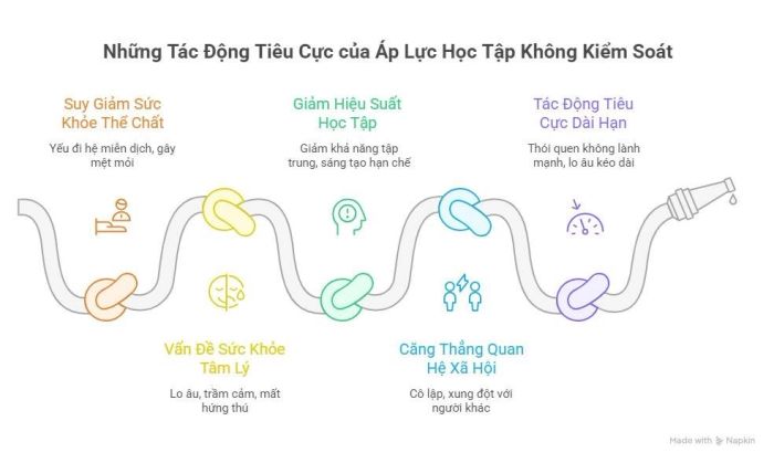 Những hệ quả của áp lực học tập