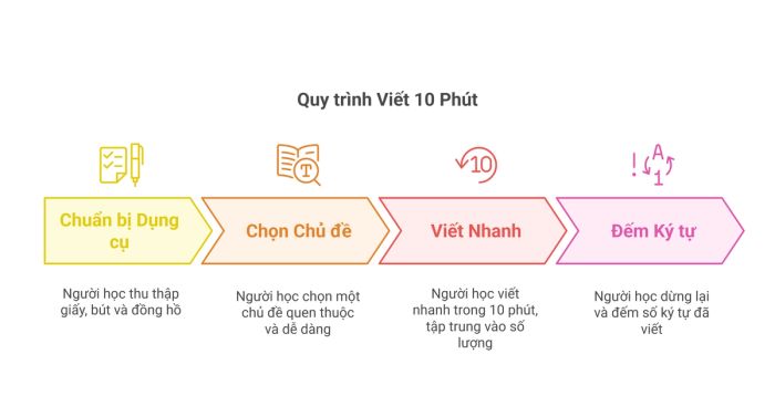 Hướng dẫn thực hiện 10-minute-writing