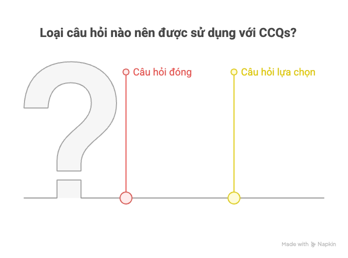 Các dạng câu hỏi sử dụng với CCQs
