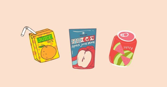 Danh sách từ vựng về các loại nước ép
