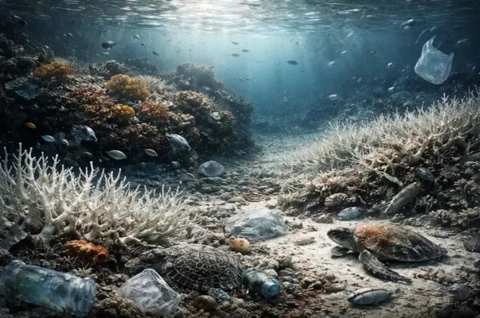 To what extent do you think marine pollution will impact future generations?