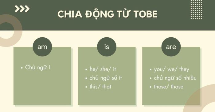 Chia động từ To Be một cách hiệu quả và chính xác