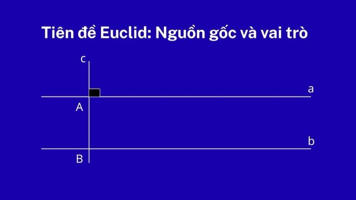 tiên đề euclid sự ra đời và tầm ảnh hưởng trong sự phát triển hình học phẳng