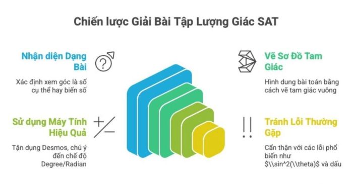 Chiến lược giải bài tập lượng giác trong SAT