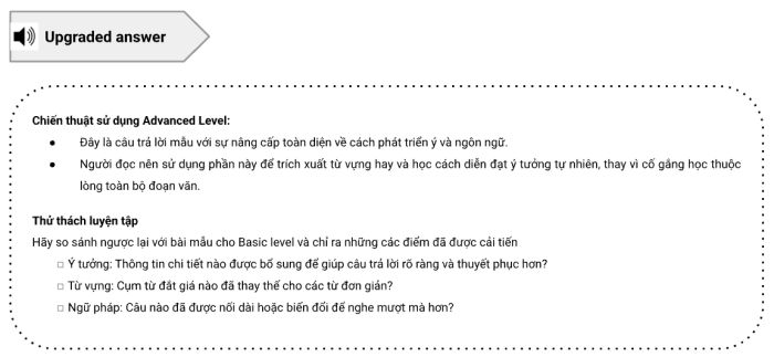 Improved answer topic creativity and education